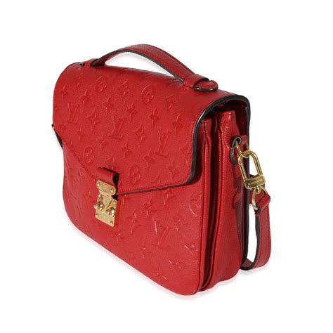 louis vuitton scarlet empreinte|louis vuitton embossed handbags.